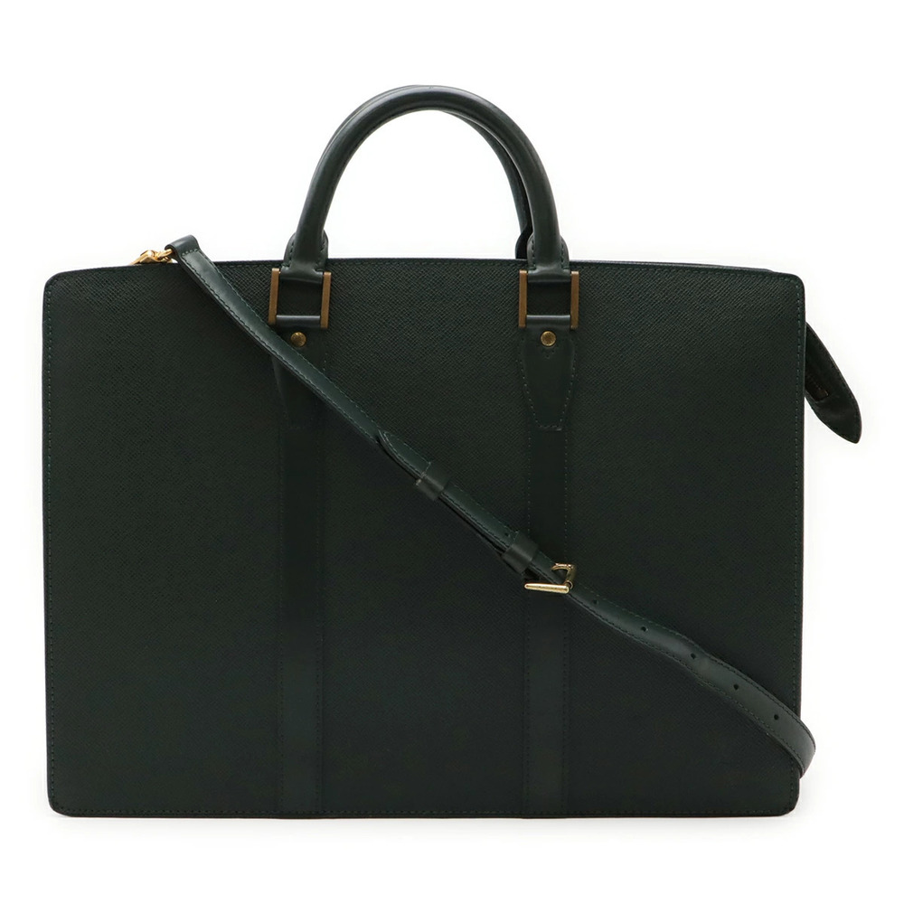 LOUIS VUITTON Taiga Portedocument Rosan Briefcase Business Bag Epicea Green